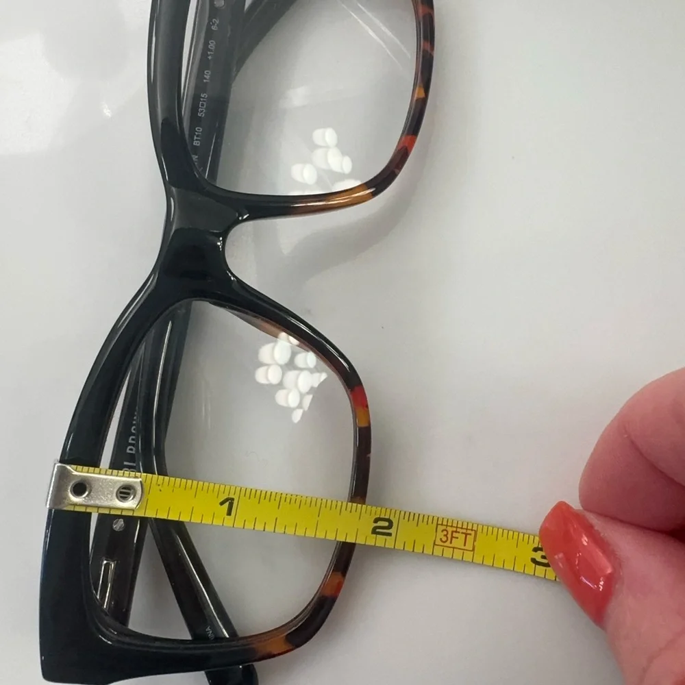 Bobbi Brown Brooklyn Reading Glasses- 1.0 Black/Tortoise (2) - Picture 8 of 9